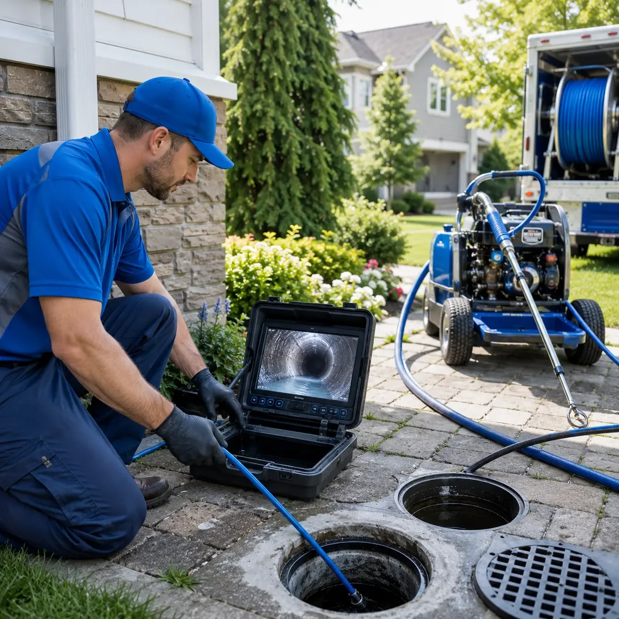 Outdoor drain cleaning professionals serving Simpson, KS